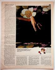 1966 Union Carbide Linde Stars Print Advertisement 10x13 Vintage