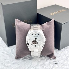 Bulova Classic Surveyor Automatic Silver Stainless Steel Men's Watch 96A274