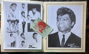 THE JAMES BROWN SHOW 1966 TICKET STUB AND PROGRAM, MIAMI