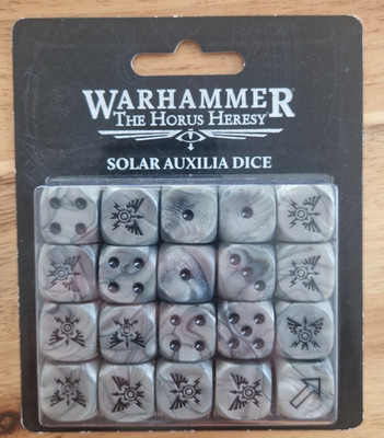 Warhammer Solar Auxilia Dice Set / Würfel Warhammer 40000 Games Workshop