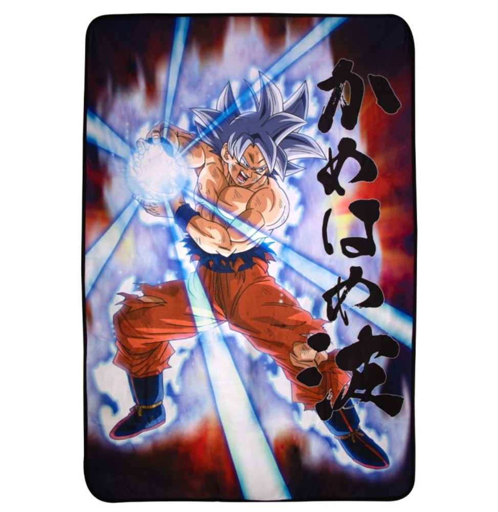 Plaid Dragon Ball Z Goku couverture polaire chaude anti-bouloche pour l'hiver