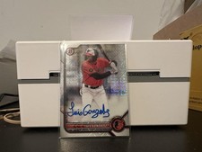 Luis Gonzalez 2022 Topps Bowman Chrome Mega Box Mojo Auto #BMCA-LG