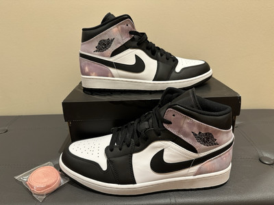 Nike Air Jordan 1 Mid SE Black Bleached Coral White - UK 12 | eBay UK