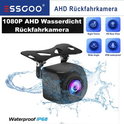 1080P AHD Rückfahrkamera Auto KFZ IP68 Wasserdicht 120° Blickwinkel Einparkhilfe