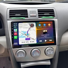 Android 15.0 CarPlay Car Stereo Radio For 2007-2011 TOYOTA CAMRY GPS Navi WIFI