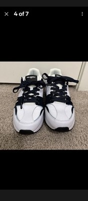 Karl Lagerfeld Paris White/Black Low Top Lace Up Men's Sneaker size 10 
