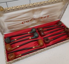 Coquette Ladies Smoking Pipes . 12 Unsmoked With Presentation box.