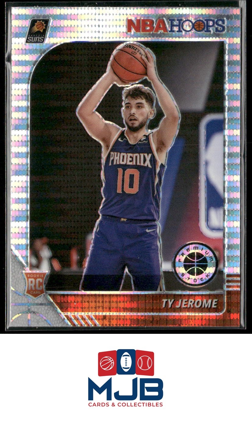 2019-20 Hoops Premium Stock Ty Jerome Prizms Pulsar Rookie #219 Phoenix Suns