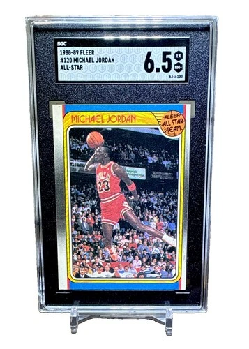 1988 FLEER ALL-STAR #120 MICHAEL JORDAN SGC 6.5