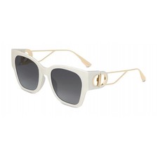 CHRISTIAN DIOR Butterfly SZJ1I 30Montaigne Sunglasses - White / Gold - 55 22 135