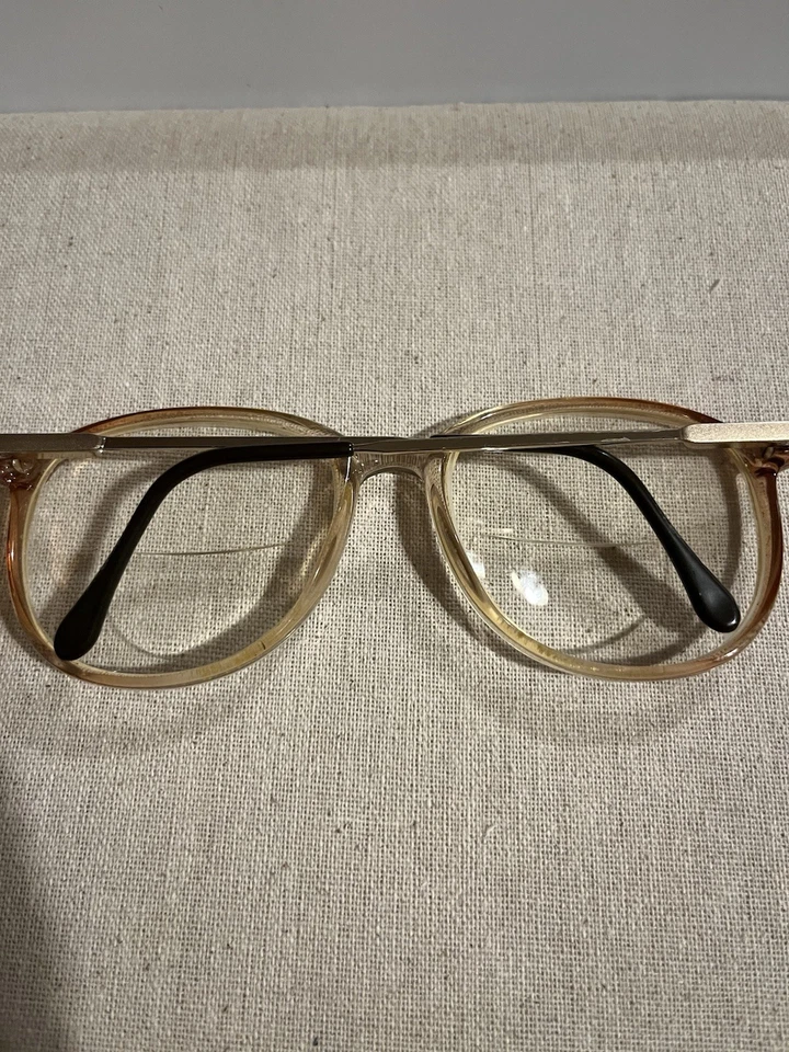 Monturas de gafas Luxottica vintage para mujer 140 montura coñac Foto 2 de 4