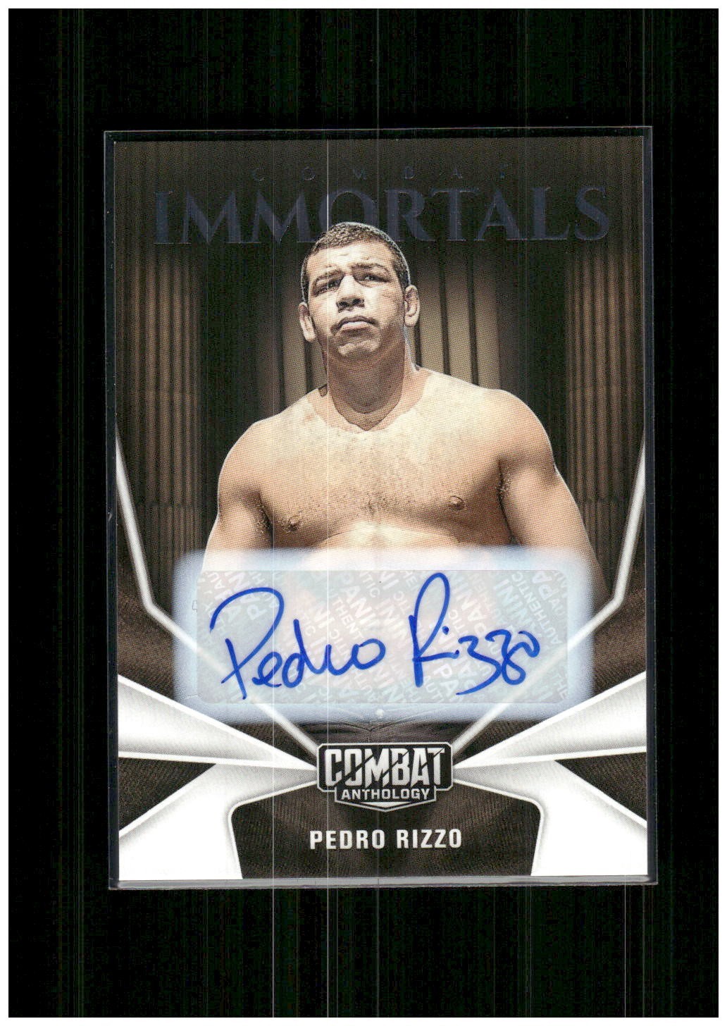 2025 Panini Combat Anthology Immortals Pedro Rizzo Autograph