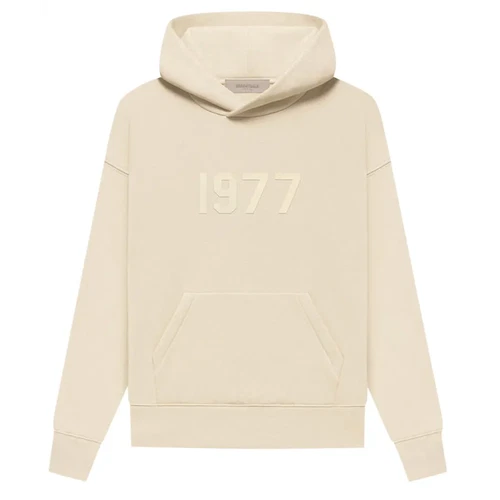 Felpa con cappuccio bambino Fear of God Essentials 1977 guscio d'uovo