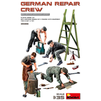 German Repair Crew Kit 1:35 Miniart Kit Figure Militari -D- Neues Modell
