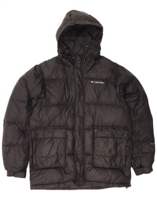 Columbia Omni-Shield wattierte Herrenjacke mit Kapuze UK 38 Medium schwarz Nylon DR01