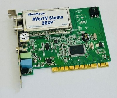 AVerMedia AVerTV Studio 303P 0405ABKM M151A-B 94V-0 6 HL2-V0 PCI TV Capture Card