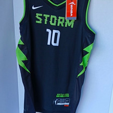 Nike Dri-FIT Seattle Storm WNBA Women’s Jersey #10 Size S Black Green