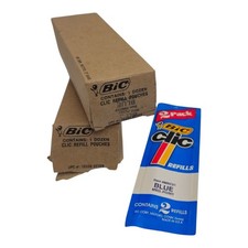 BIC Clic Pen Refill Pouches MRC21 Blue Medium...