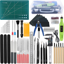 Set Di Attrezzi per Modellismo Gundam, 85 Pezzi Hobby Building Craft Set Con Pin