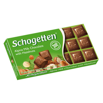 4000607851001 Schogetten Alpine Milk with Hazelnuts 100g LUDWIG CZEKOLADA Sp. z 