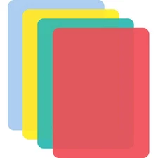 Cut N' Funnel Multi-Color Flexible Plastic Cutting Board Mats 4 Pack Made in ...