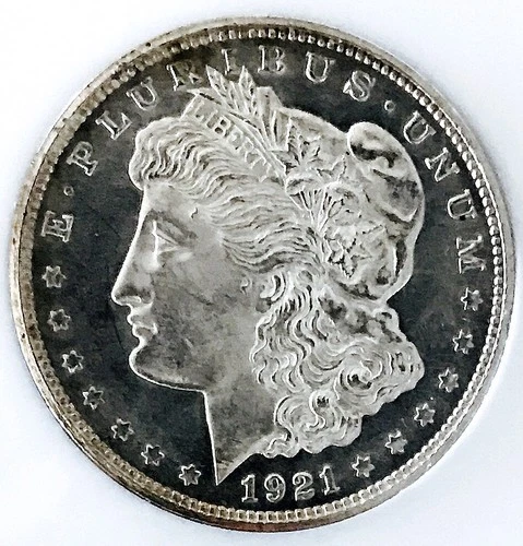 1921 D MORGAN DOLLAR! ULTRA PROOF LIKE! GEMBU++ EXTREME RARITY! WOW PL+NR #64533