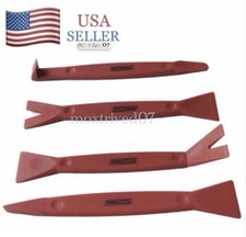 4 pc Nylon Pry Bar Set Automotive Dash Panel Plastic Trim Tool Molding Remover