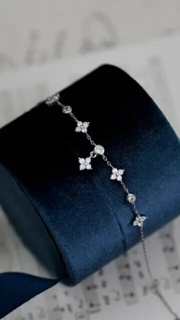 5 Ct Lab Diamond Tennis Bracelet in 14K White Gold Plated 8 Inch