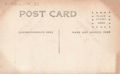 Arenzville IL Studio Photo Two Young Girls Real Photo postcard - Picture 2 of 2