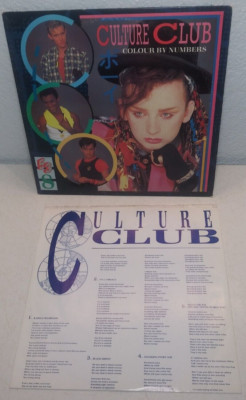 Culture Club Colour By Numbers Vinyl Record LP Virgin 1st Press W ...