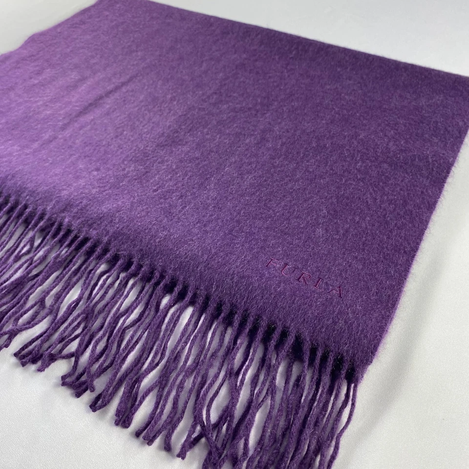 Furla Bufanda Silenciador Invierno Cuello Bufanda Cachemira Bufandas Foto 4 de 4