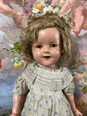 Shirley Temple von Ideal Doll, 1930er Jahre, 47 cm, Kompositionsmasse