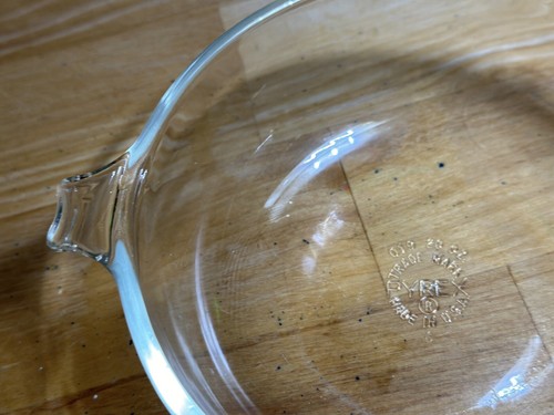 Vintage Pyrex #019 20 oz Baking Casserole Dish *No Lid* - ENGRAVED “Anneke” - Picture 5 of 15