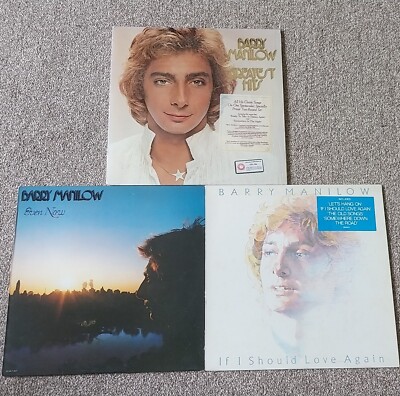 BARRY MANILOW VINYL-LP-PAKET. Greatest Hits, If I Should Love Again & Even Now