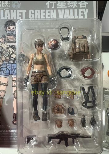 Figura de acción OU YING PLANET GREEN VALLEY 1/18 Famale juguetes de 3,75"" en stock - Imagen 2 de 2