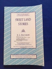 SWEET LAND STORIES - PROOF BY E.L. DOCTOROW - CRITIC JOHN LEONARD'S COPY