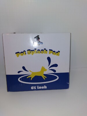 Paradise Pupz 67'' Pet Splash Pad Summer Fun Dog Pool  Brand New (Damaged Box) 