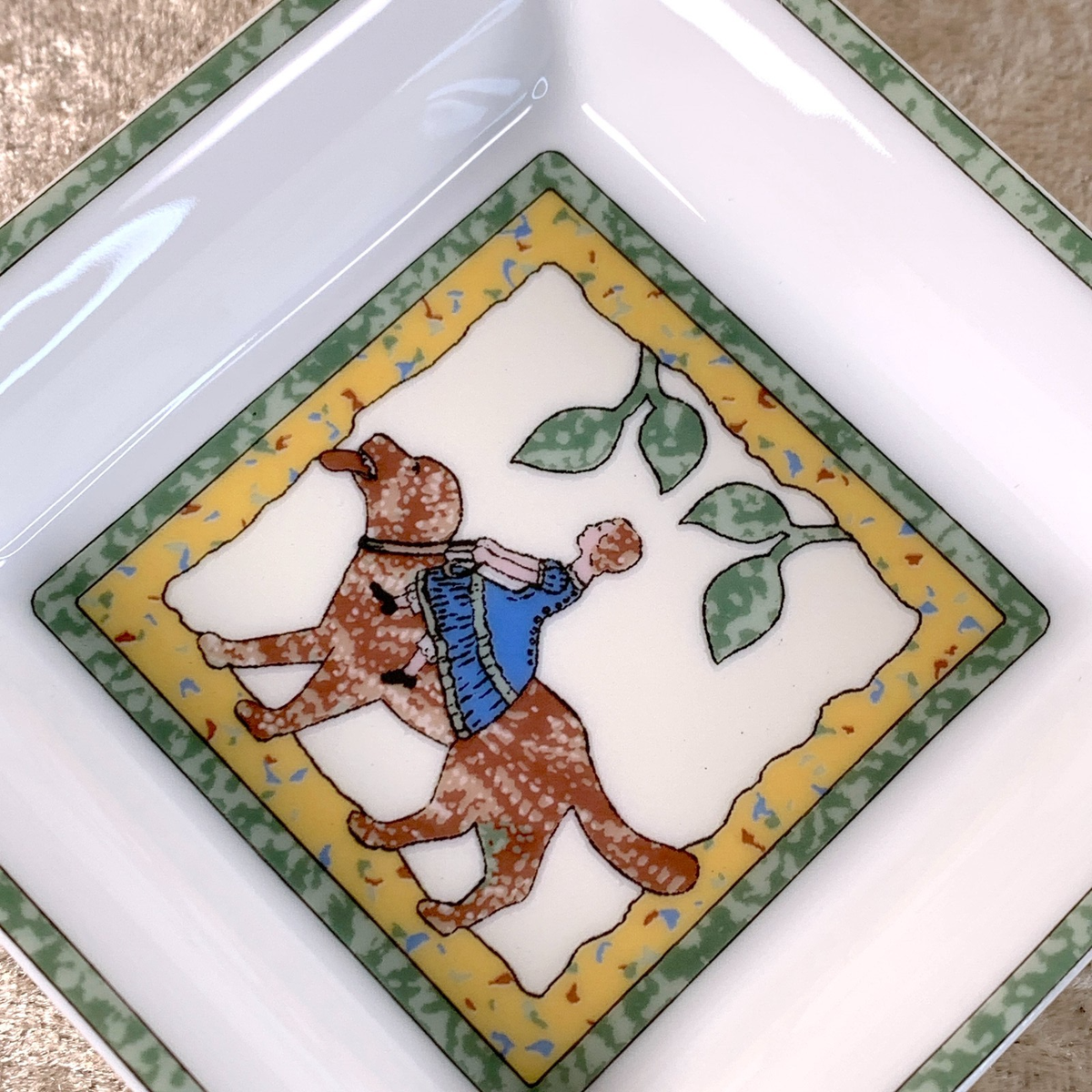 Hermes Porcelain Mini Tray Porcelain Change Tray Early America