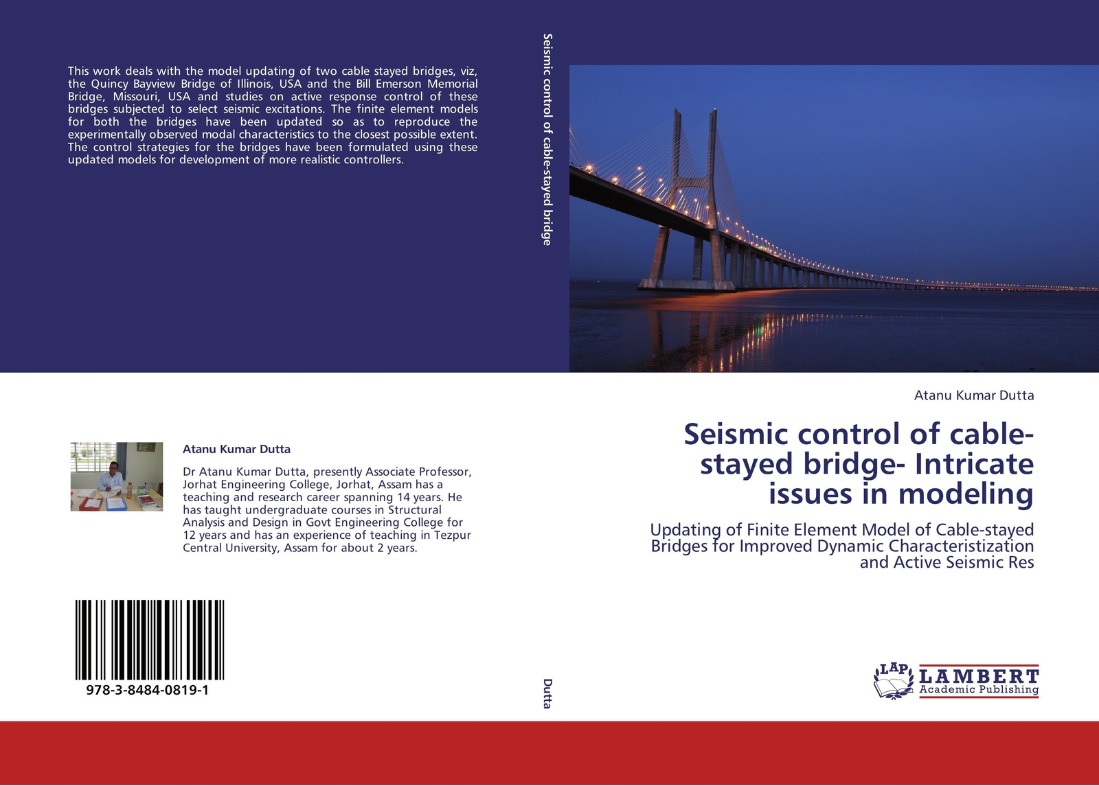 Thumbnail - Atanu Kumar Dutta | Seismic Control Of Cable-stayed Bridge- Intricate