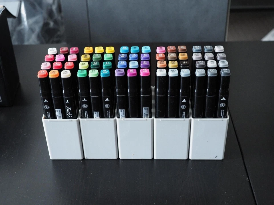 Koffer mit 60 A x Touch Art ShinHan Twin Marker Copy Marker Set A - Bild 4 von 4