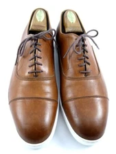 Allen Edmonds "PARK AVENUE" Men's Leather Oxford Dress Sneakers 9 D Chili(531N)