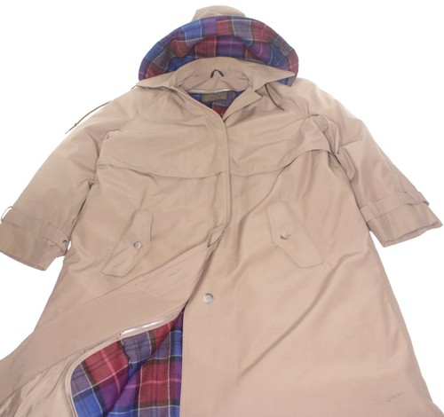 Eddie Bauer Overcoat Insulated Goose Down Removable Lined Rain Jacket Mens Large - Picture 1 of 12