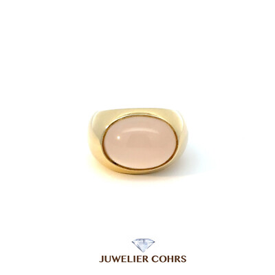 Toni Gard Gold Ring Rosenquarz 14K Größe 54 Gelbgold