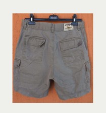 CAMEL Shop Travel Line Gray Cargo Shorts Short Pants W33 Vintage 90s