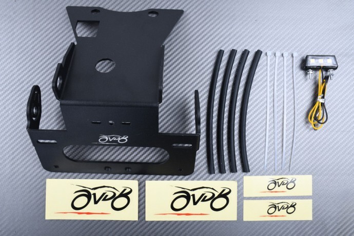 Support de plaque YAMAHA FZ6 600 FAZER anti-vibration pour châssis RJ14