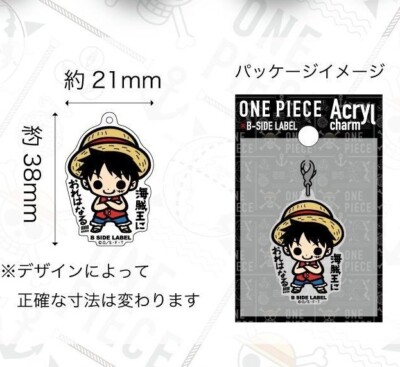 One Piece acrylic charms 