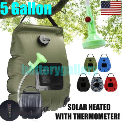 #ad #ad Shower Bag 20L Portable Water Bag Outdoor Camping Solar Heated 5 Gallon $15.95