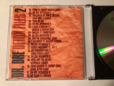 DR. DRE - Detox Files 2 CD Rare Mixtape eminem stat quo 50 cent