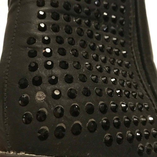 Patrizia by Spring Botín Paso Cuero NEGRO 2,25" Tacón Cremallera Talla 9 Tacones - Imagen 8 de 10