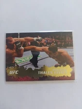 UFC ROUND 2 2009 ROOKIE YEAR GOLD CARD OF THALES LEITES!!! #63 SP!!!